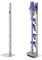OUTBROS Support d'aspirateur, Compatible pour Dyson V15 V12 V11 V10 V8 V7 V6, Porte-Aspirateur sans Fil Organisateur de Rangement, Couleur Argent