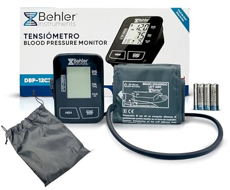 Misuratore di Pressione - Rilevamento del ritmo cardiaco irregolare - Misuratore pressione da braccio - Misuratore di Pressione Arteriosa da Braccio digitale - Bracciale regolabile e voce in 4 lingu