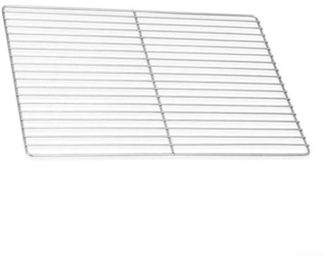 HpLive Grille de barbecue en acier inoxydable - Convient pour le camping - 30 x 45 cm