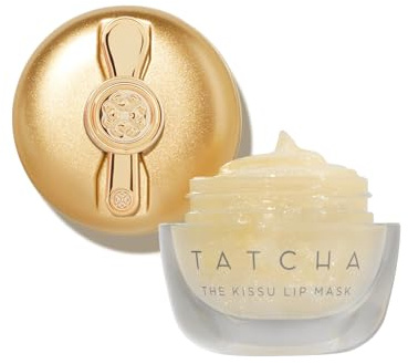 TATCHA The Kissu Gold Leaf Lip Mask | Limited-Edition Restorative Shimmery Lip Mask - Visibly Plumps and Softens for Lush Lips