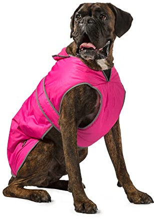 Ancol Muddy Paws All Weather Stormguard Coat . Pink. Size X-Large ( Length 60cm, up to 86cm girth)