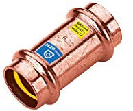 Raccordo Manicotto Con Battuta Rame 28 Mm A Pressare F/f Frabo