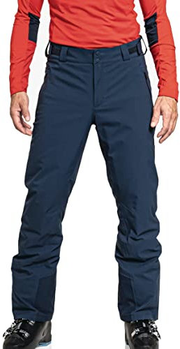 Schöffel Herren Weissach Wasser- Und Winddichte Skihose, Warme Schneehose Mit Schneefang Verstärkung Gegen Skikantenschläge, Navy Blazer, 54 EU