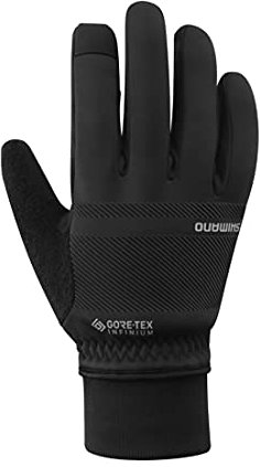 SHIMANO INFINIUM™ Primaloft® Unisex Handschuhe, Schwarz, Größe S