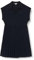 Tommy Hilfiger Damen Polokleid Fluid Solid Pleated Dress Midi-Länge, Blau (Desert Sky), 46