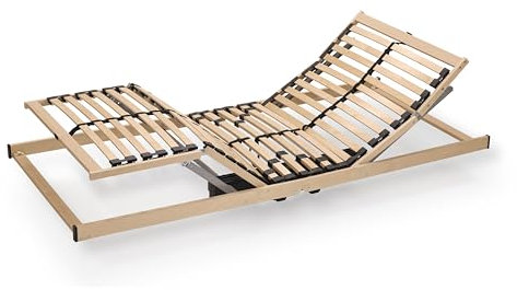 Generisch Lattenrost mit Motor 90x200cm fertig montiert elektrisch verstellbar Härte-Regulierung zum Klappen Made in Germany direkt vom Hersteller