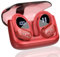 Auriculares inalámbricos, Bluetooth 5.4, auriculares inalámbricos 2025, sonido estéreo de alta fidelidad para correr, IP7, rojo