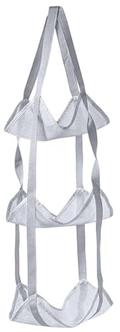 Contenitore per palloni sportivi, 3 ripiani sopra la porta, borsa porta palloni da parete, per pallacanestro, calcio, pallavolo, calcio, palestra, garage, scuola a casa