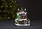 LED Weihnachtsdeko Trainville von Star Trading, Weihnachtsdorf mit RGB Beleuchtung, Musik, Bewegung und Timer, bunt, batteriebetrieben, Länge: 48 cm