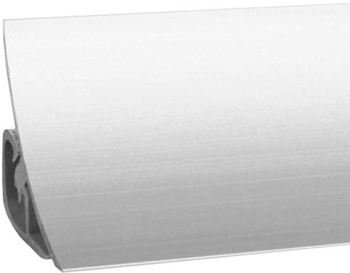 HOLZBRINK Joint d’étanchéité pour plan de travail, plinthe cuisine, profil de finition, Matériel aluminium, 23x23 mm 150 cm