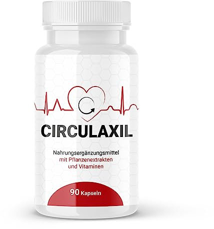 Circulaxil Kapseln - Qualität aus Deutschland - geeignet für Männer und Frauen | 90 Kapseln Inhalt pro Dose (1x)