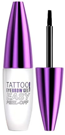 Abziehen Tattoo Brow Gel - Tonting Eyebrow Gel | Langlebige Wasserdichte Formel, Schmudgedes Temporärer Augenbrauenfleck, Semi-permanente Farbton Für Vollere, Natürlich Aussehende Und Definierte Braue