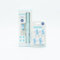 Sonisk Pulse Electric Toothbrush with 4 Replacement Heads | Battery Powered Sonic Technology | 31,000 Strokes Per Minute | Antimicrobial Bristles | Travel Size with Case & Battery (Teal)