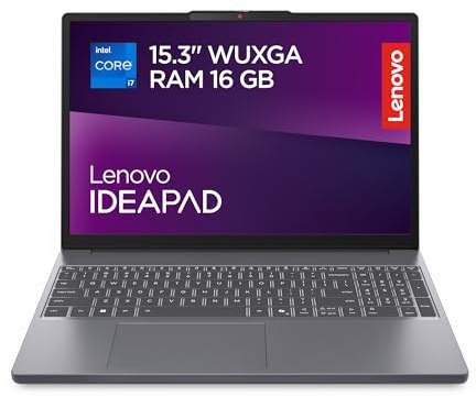 Lenovo IdeaPad Slim 3 Notebook 15.3'' IPS WUXGA (1920x1200), Intel Core i7-13620H, RAM 16GB, 512GB SSD, Windows 11 Home, WiFi 6 - Luna Grey