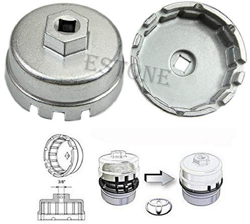 Clé à molette en aluminium pour filtre à huile T-oyota P-rius C-orolla Rav4 Auris