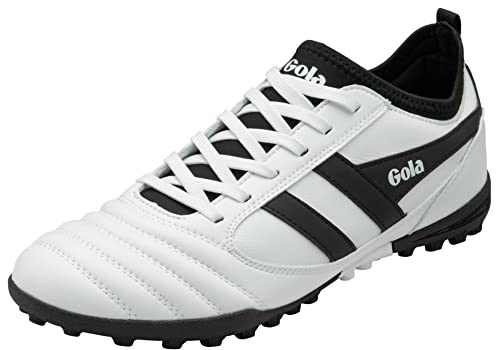 Gola Scarpe da Calcio Herren Ceptor Turf, Bianco e Nero, 42 1/3 EU