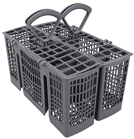DL-pro Besteckkorb Korb teilbar grau für Bosch Siemens Neff Constructa 00418280 418280 Geschirrspüler Spülmaschine…