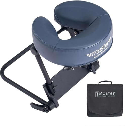 Master Massage Home Massage Headrest Kit Professional for Bed, Adjustable Headrest & Pu Face Cushion for Private Masseuse, Face Down Pillow Mattress Top Massage Kit Family Use