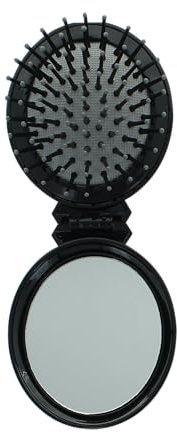 JEAN LOUIS DAVID – Mini cepillo plegable – Espejo integrado – Color aleatorio