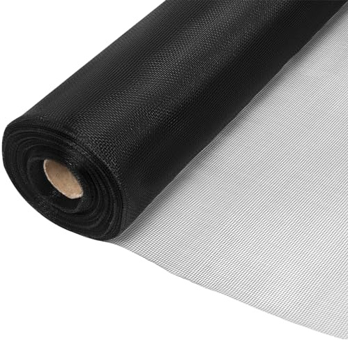 36 x100' Window Screen Mesh, Replacement Window Screens for House Windows, Fiberglass Screen Roll for Window Screen Replacement, UV Protection Screens for Window, Door, Porch by KAKO (Black)