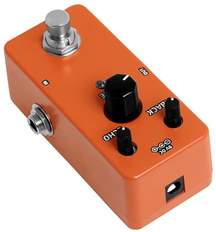 HEMOTON 1pezzi Guitar Effect Pedal Delay Stereo Per Chitarra Elettrica Effetto Facile Da Usare Design Ergonomico Tonalità e Ricca Accessorio Per Musicisti