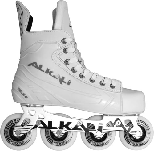 Alkali Cele III - Pattini da hockey in linea per adulti e bambini, taglia 44 (misura scarpa 44-46)