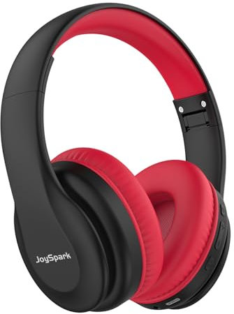 JoySpark Cuffie Bluetooth per bambini, leggere, senza fili, per bambini, volume limitato 85/94 dB, 60 ore di riproduzione, Bluetooth 5.3, cuffie over-ear per bambini con microfono integrato, colore