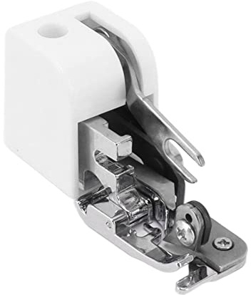 Accesorio de pie móvil para máquina overlock – Prensatelas remalladora fácil instalación, Cortador Lateral de plástico y Metal, Compatible con Modelos