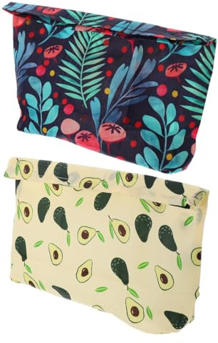 DECOMELODY Bolsa Reutilizable de Algodón Cera de Abeja 20x23 Cm para Conservar Alimentos Frescos, Bolsa Sellada para Frutas y Comida Segura, Adecuado para Almacenamiento y Viajes