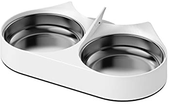 PETLIBRO Replaceable Bowl, Food-Grade Stainless Steel, Detachable Design, Compatible with Granary Series Automatic Pet Feeders PLAF006, PLAF103, PLAF203, White