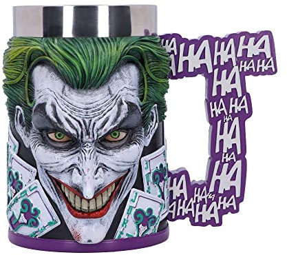 Nemesis Now Krug Kanne Offizielles Lizenzprodukt von The Joker, Violett, 15,5 cm, Kunstharz