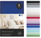 VelvetHome Doppelpack Spannbettlaken 90x200cm 100% gekämmte Baumwolle Made in EU Jersey Bettlaken 90x200 bis 25 cm Matratzenhöhe Spannbetttuch 90x200 Premium Qualität Schönen Farben Navy Blau 90 x 200