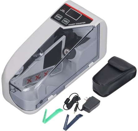 Money Counter Machine Portable Mini Bill Money Currency Counter Machine, Counting Quantity of Bills, Suitable for Most Paper Currency Bill Counter