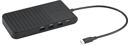 Kensington Docking Station USB C Hub (9 in 1) UH1500P EQ triple 1080p Dual 4K@60Hz Ethernet PD 85W 4xUSB 3.2 2xHDMI DP compatible with Lenovo, HP, Dell, MacBook laptops K34039WW