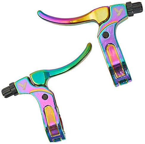 KHEbikes KHE Radius BMX Bremshebel PAAR Alu Klappscharnier Kaltgeschmiedet 2-Finger OIL SLICK