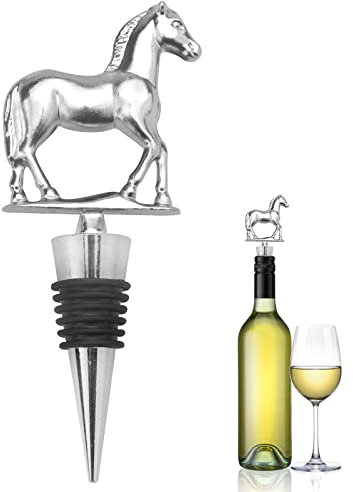 HENGBIRD Tappo per bottiglie di vino, design Bulldog, tappi per bottiglie di vino, champagne, cava, prosecco, scintillante, regalo divertente