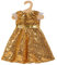 Heless 1330 - Puppenkleidung im Design Goldstar, Kleid mit goldenen Pailletten und Gürtel für Puppen und Kuscheltiere der Größe 28-35 cm