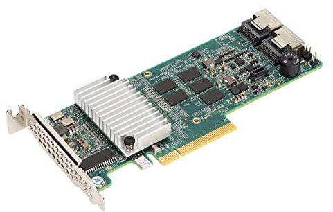 SAS Network Adapter Card,2 Mini SAS Connectors,Hot Swap Server Adapter Card,Plug and Play,Faster Signal Transmission for Inspur SA5212H NF5270M3