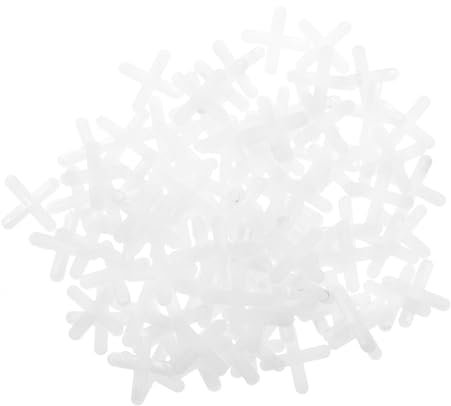 Gadpiparty 1000 Pièces croix de tuile dalles de terrasse ascenseur alligator joint de carrelage spatule carrelage entretoises de tuiles carrées en plastique entretoises de carrelage