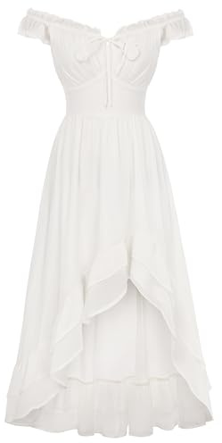 SCARLET DARKNESS Vestido medieval para mujer, estilo medieval