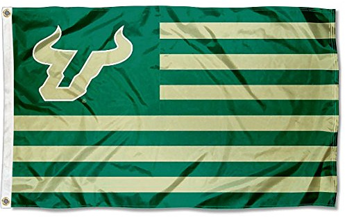 South Florida Bulls Stars and Stripes Nation Flag