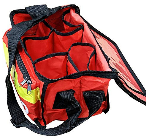 JFA Medical Red Haversack Trousse de premiers secours avec poche avant Vide, Rouge, Classique