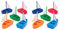 Baker Ross Segelboote aus Kunststoff (6er-Pack) In 5 Rot, Marineblau, Grün, Orange und Hellblau. (Packung mit 2)