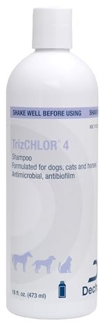 TrizCHLOR 4 Shampoo for Dogs, Cats and Horses, 16 Ounce