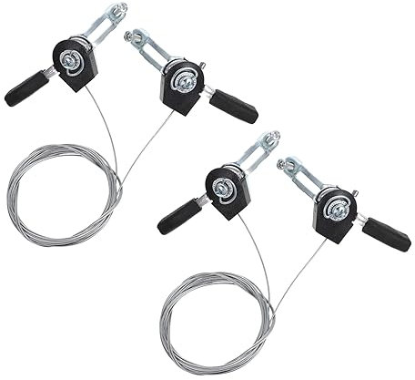 UKCOCO 2 Stück Aluminiumfinger geteilt Umwerfer 7-Gang-Schaltung Mountainbike Fahrradbremshebel-Schalthebel Schicht Bremse Fahrradschalthebel Fahrrad Schalthebel Rostfreier Stahl Silber