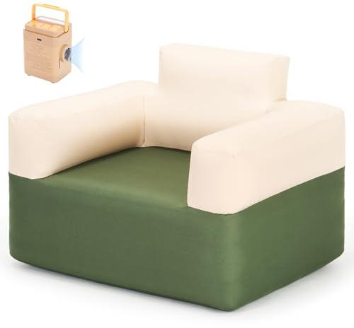 Ytaoeo Inflatable Sofa with Pum Self-Inflating Air Sofa 109x83x76cm(Single)