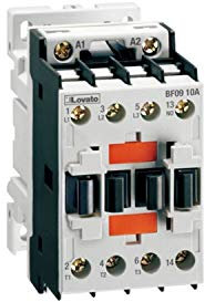 Contacteur tétrapollaire (4NA), 32A, 12kW, 230V, AC1 bobine, 230V, AC, 4,7 x 8,6 x 9 centimètres, couleur grise (référence : BF18T4A230)