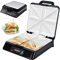 Syntrox Germany SM-2000W XXL Sandwichmaker mit Keramikbeschichtung zur Herstellung von 4 Sandwiches gleichzeitig
