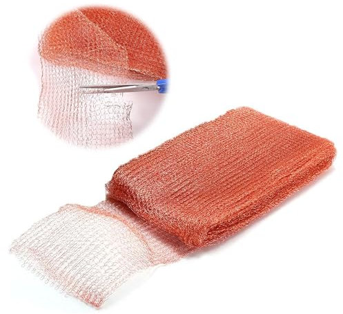 Grillage Anti-Rongeur et Limace en Cuivre 6m - Filet de Protection pour Plantes Contre Parasites dans Jardins et Terrasses