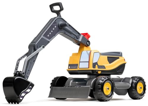 Falk - Bagger Volvo – ab 3 Jahren – Bagger und Schaufel mit Gelenken – drehbare Kabine 151